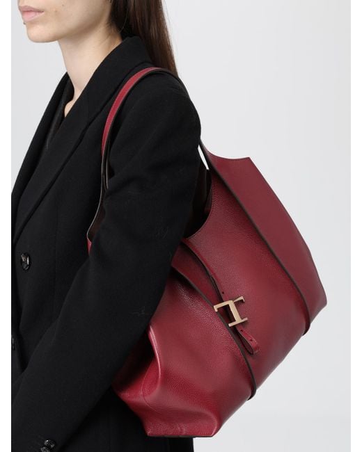 Tod's Red Schultertasche Damen