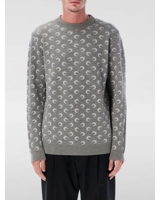 Pull Homme MARINE SERRE pour homme en coloris Gray