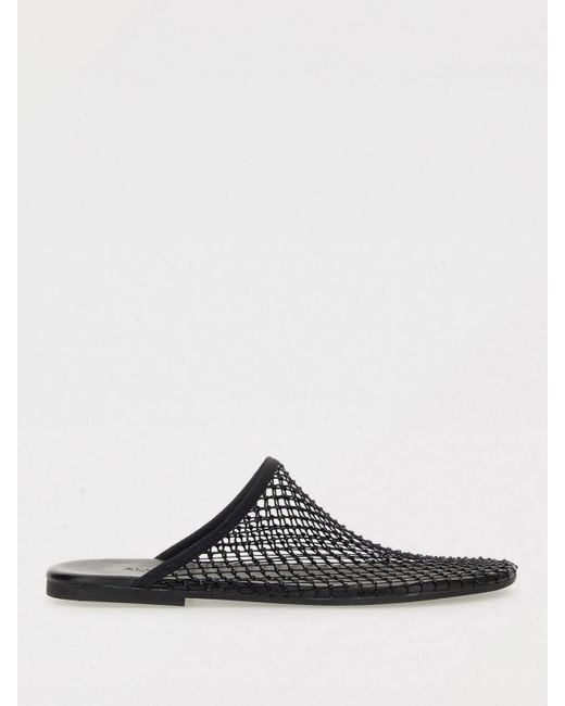 Alysi White Flat Sandals