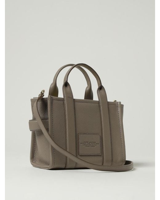 Marc Jacobs Gray Medium Leather The Tote Bag