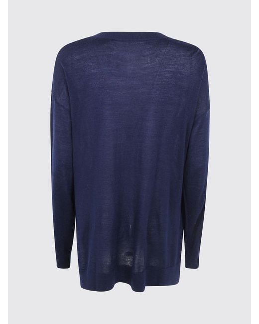 P.A.R.O.S.H. Blue V-Neck Sweater P.A.R.O..H