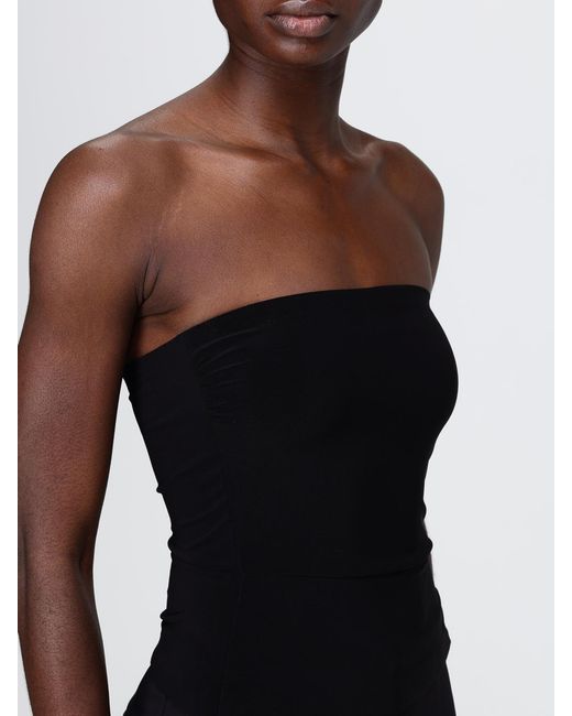 Norma Kamali Black Jersey Top