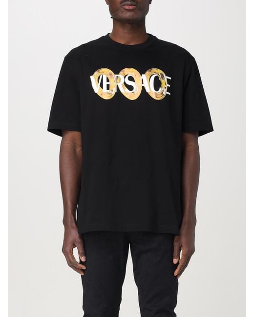 T-Shirt Homme Versace pour homme en coloris Black