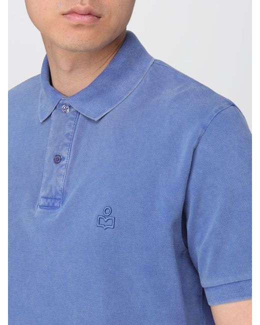Isabel Marant Blue Casual Cotton Polo Shirt for men