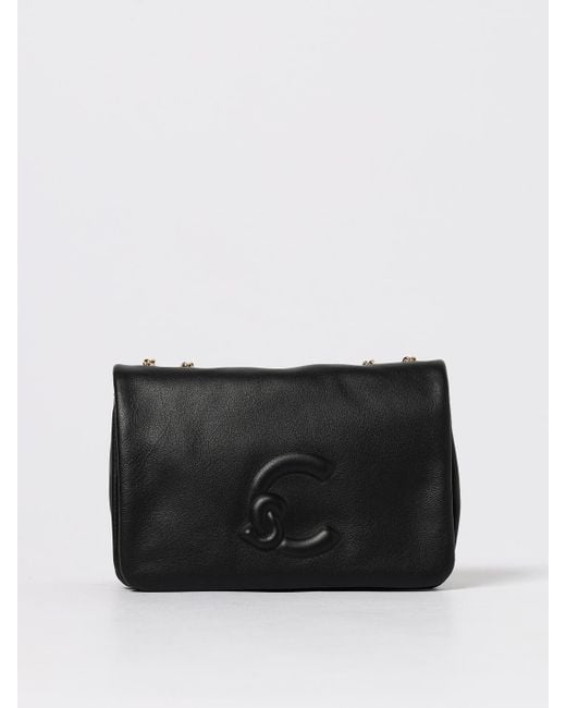 Coccinelle Black Dulse Leather Bag