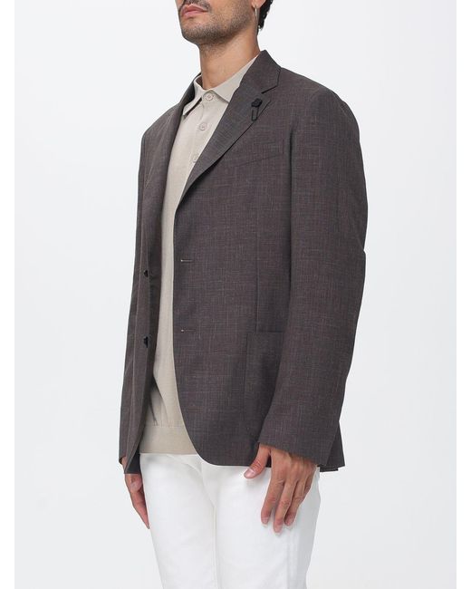 Lardini Gray Jacket for men