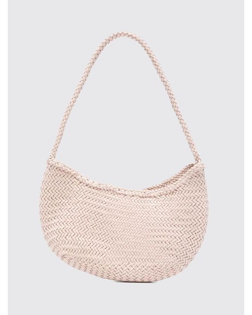 Dragon Diffusion Pink Braided Leather Nova Luna Bag