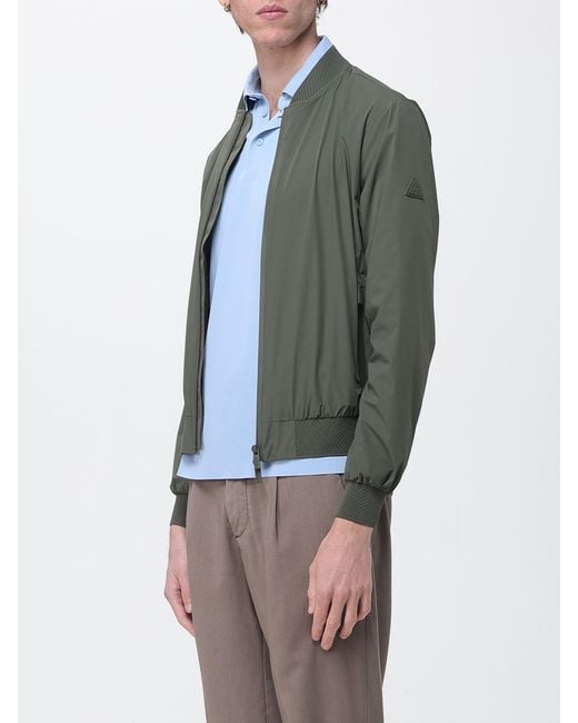 Heskimo Gray Nylon Bomber Jacket for men