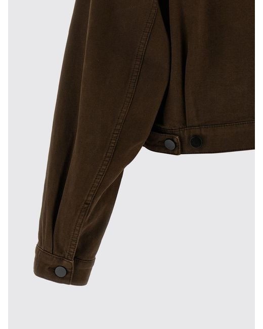 Lemaire Brown Cotton Jacket