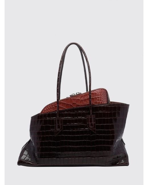 The Attico Black Shoulder Bag