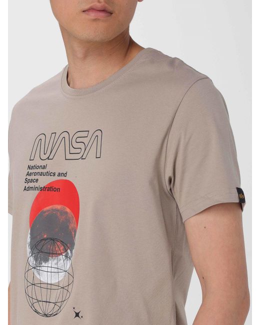 T-shirt Alpha Industries pour homme en coloris Gray
