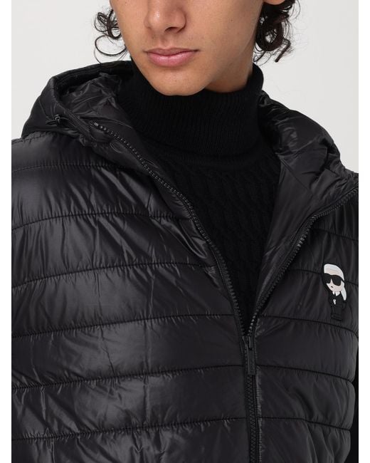 Karl Lagerfeld Black Jacket for men