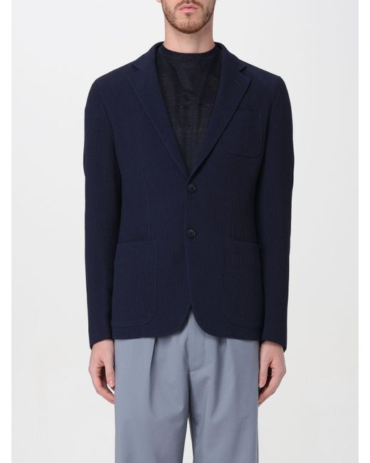 Giorgio Armani Blue Jacket for men
