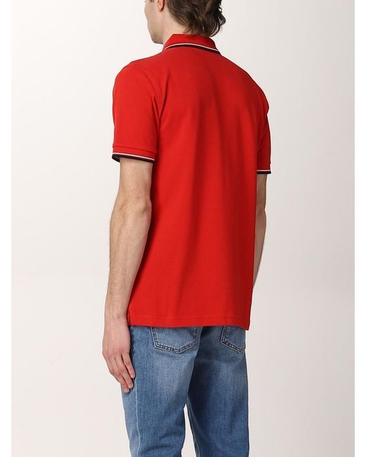 Fay Polo Shirt With Embroidered Logo for men