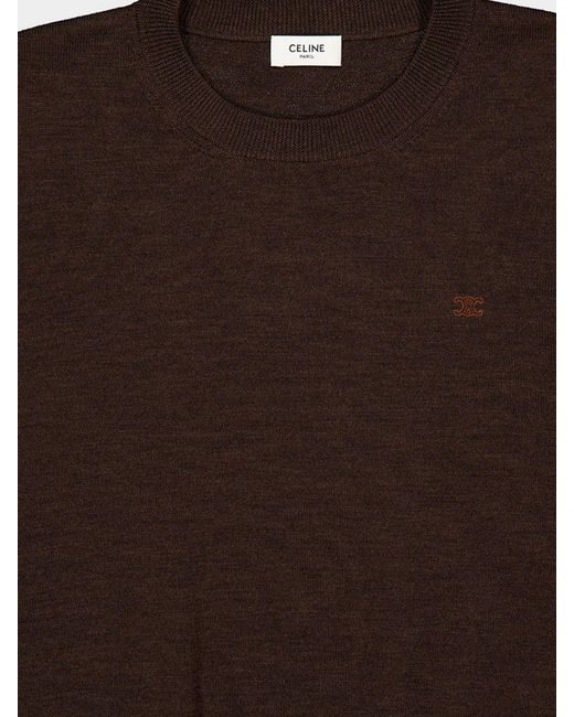 Céline Brown Sweater for men