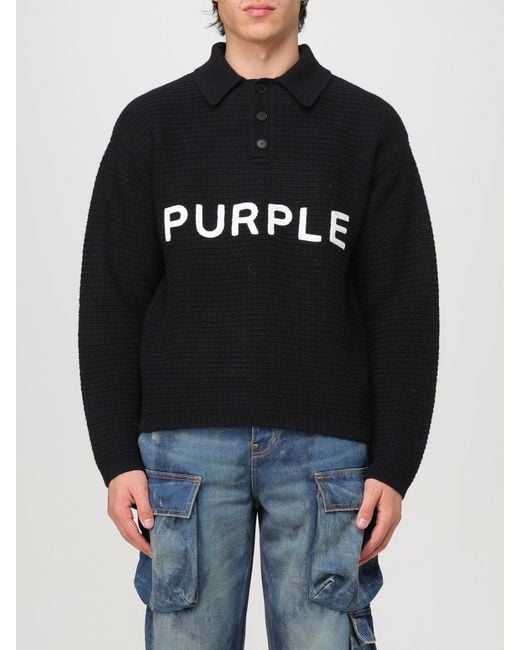 Purple Blue Sweater for men