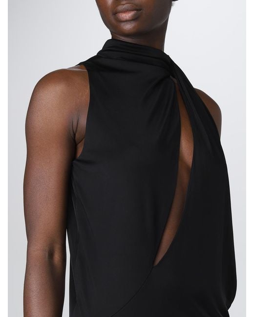 Vestido Mujer Versace de color Black