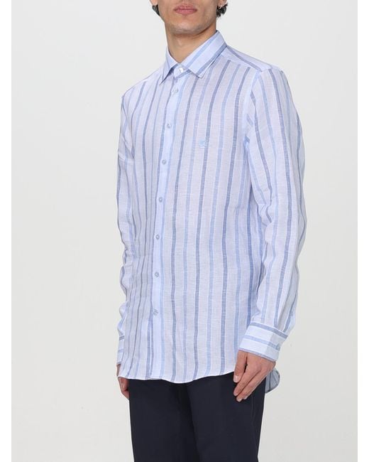 Camisa Hombre Etro de hombre de color Blue