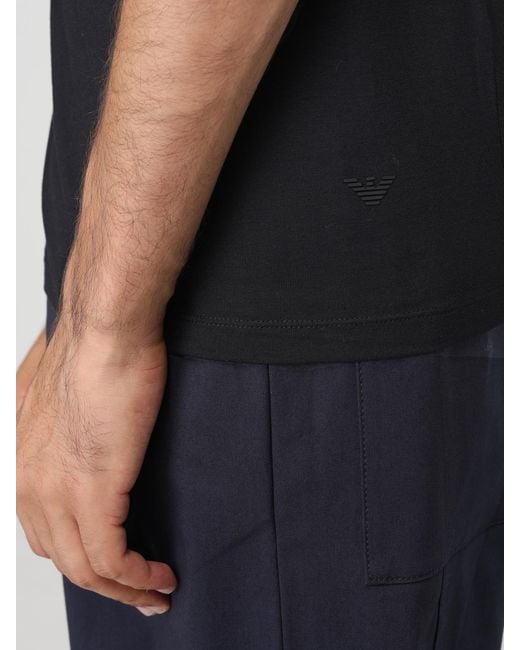 Emporio Armani Black T-shirt for men
