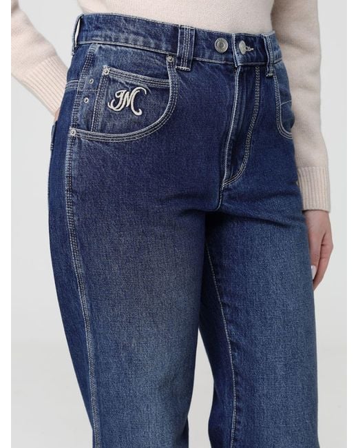 Isabel Marant Blue Wide Leg Jeans