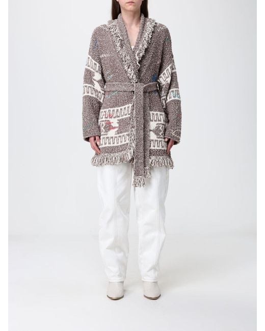 Alanui White Cotton Robe Cardigan
