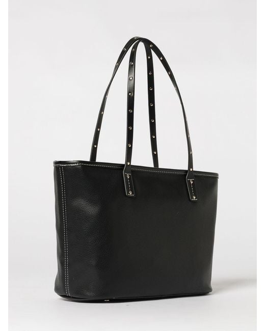 Liu Jo Black Grained Faux Leather Bag