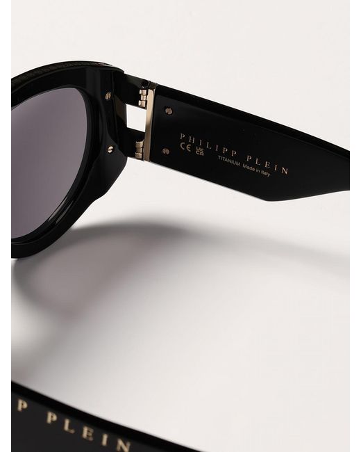 Philipp Plein Black Sunglasses for men