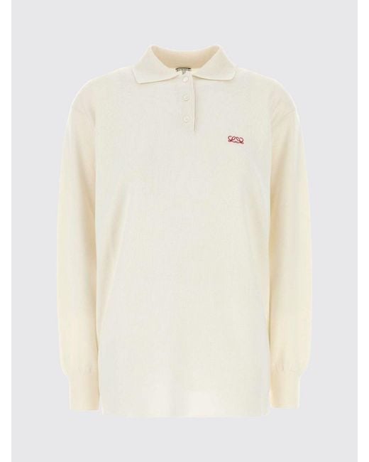 Loewe Natural Baumwoll-Polohemd Mit Logo