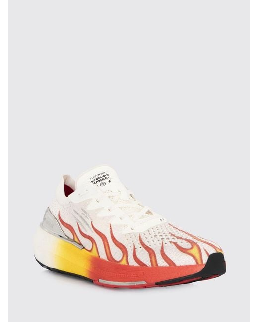 Philipp Plein White Atomic Speed Crochet Knit Sneakers for men