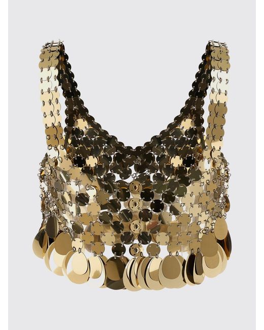 Rabanne Black Sequin Top