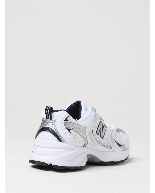 New Balance White 530 Mesh And Synthetic Leather Sneakers