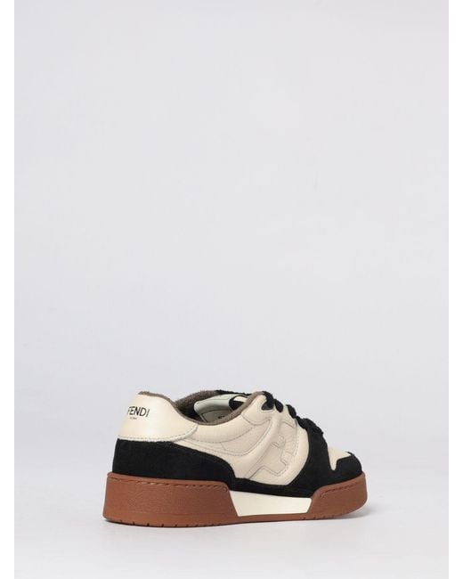 Fendi Multicolor Match Leather Sneakers