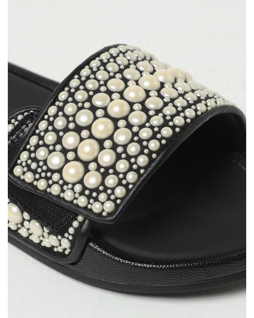 Jimmy Choo White Flache Sandalen Damen