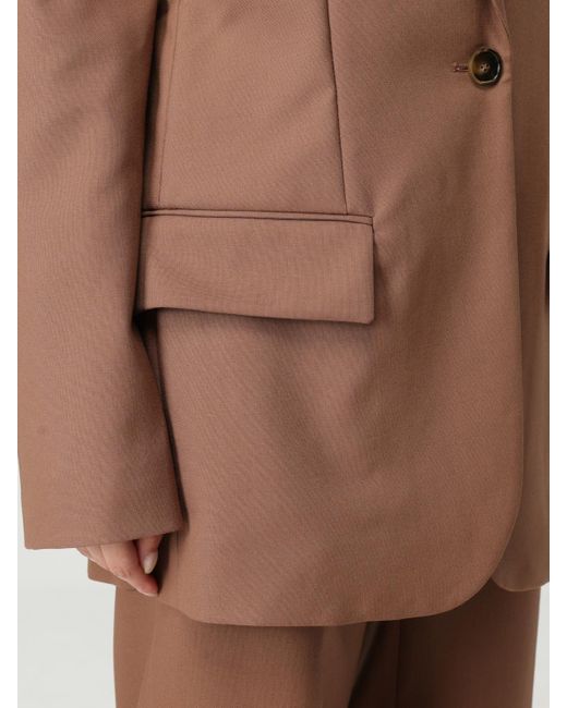 Stella McCartney Brown Single-Button Blazer