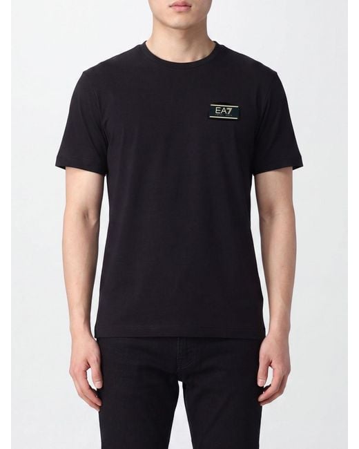 EA7 Black T-Shirt for men