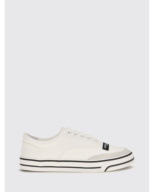 Dolce & Gabbana Natural Dolce &Amp Gabbana Dg Sailing Low-Top Sneakers