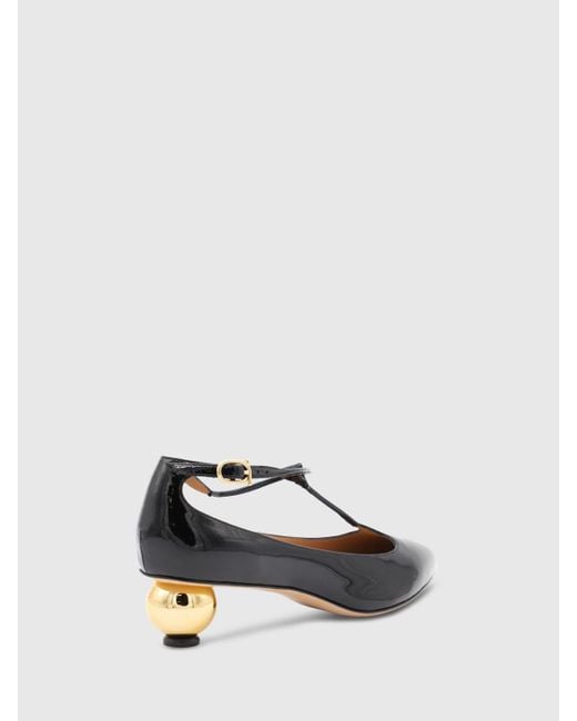 Ferragamo Black High Heel Shoes