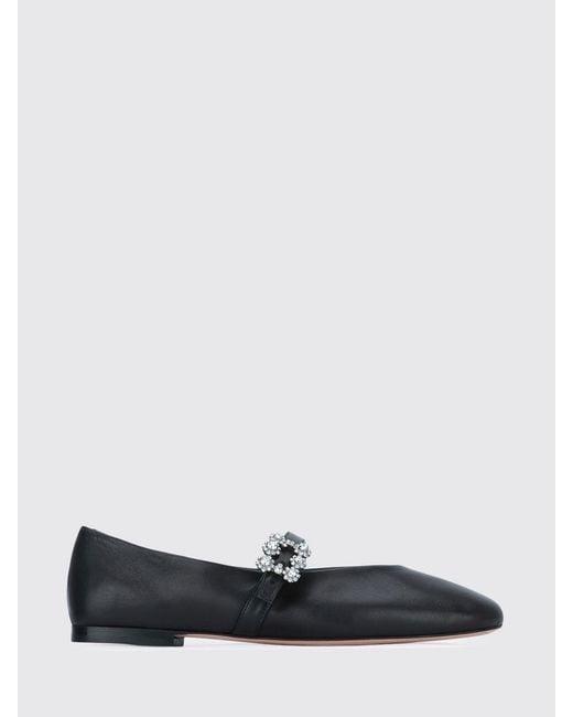 Roger Vivier White Efflorescence Nappa Ballerina