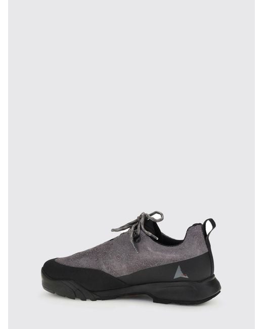Roa Black Cincino Suede And Rubber Sneakers for men