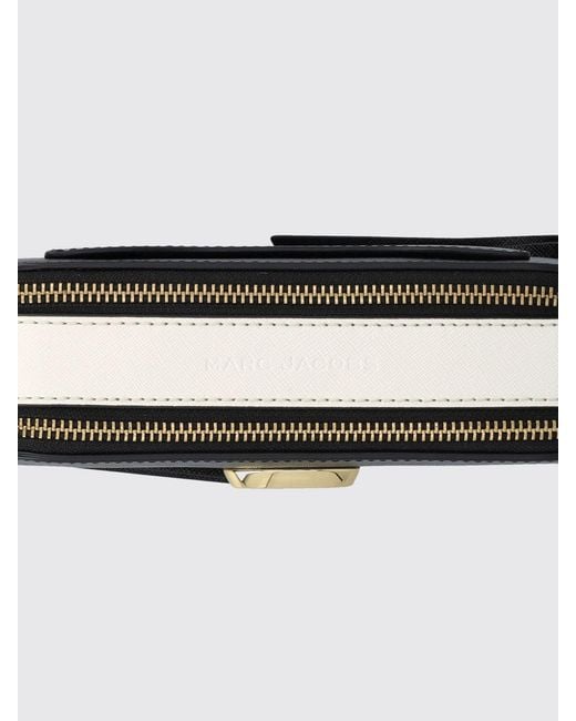Marc Jacobs Black The Snapshot Saffiano Leather Bag