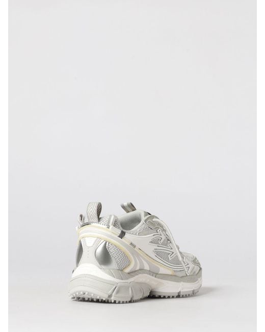 Off-White c/o Virgil Abloh White Be Right Back Rubber And Mesh Sneakers