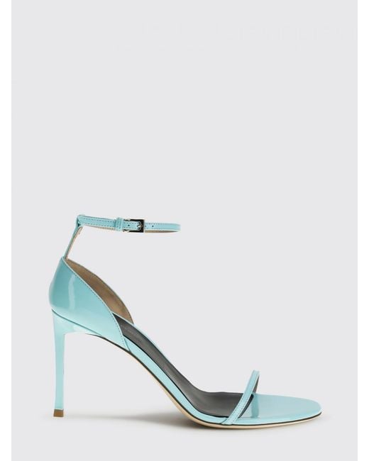 Tom Ford White Vertigo Patent Leather Sandals