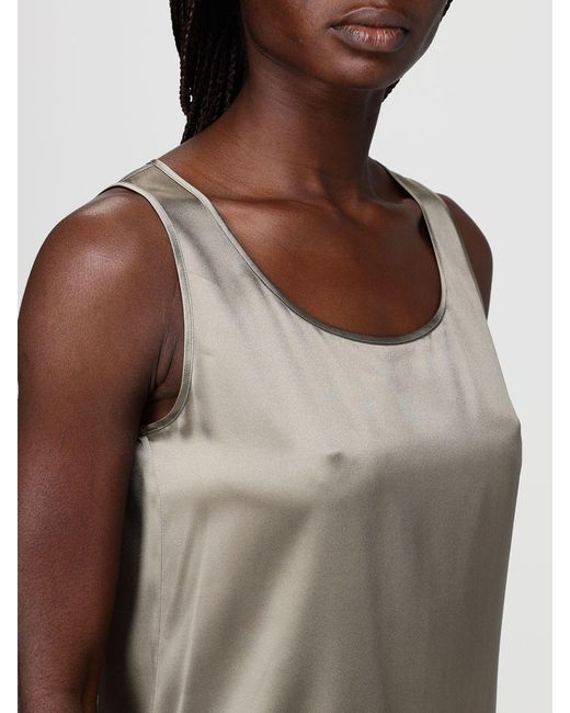 Max Mara Natural Satin Top