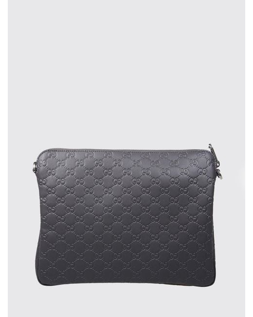Gucci Gray Gg Shoulder Bag for men