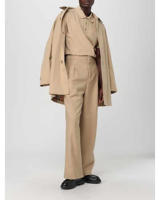 Burberry Mantel Herren in Natural für Herren
