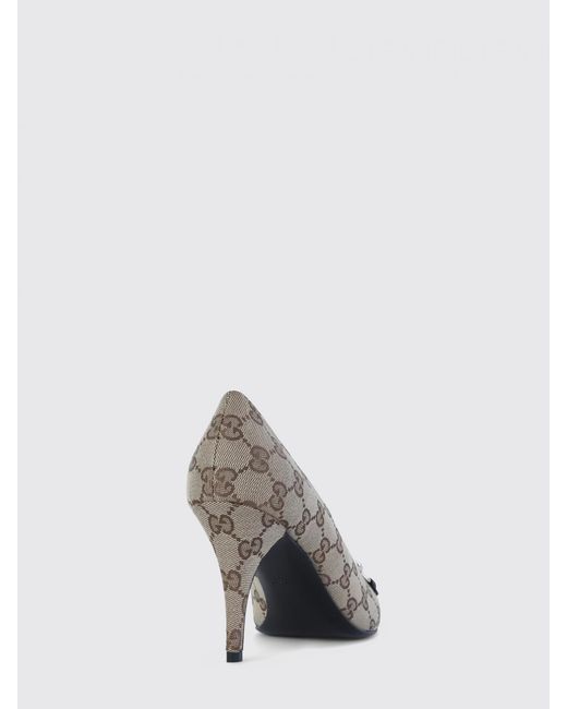 Gucci Metallic Horsebit Pumps