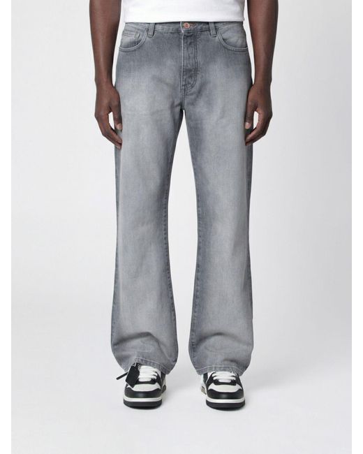 Off-White c/o Virgil Abloh Gray Flared Jeans for men