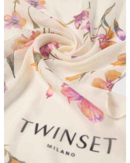 Twinset White Seidentuch Damen