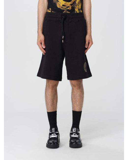 Pantalones cortos Versace de hombre de color Black