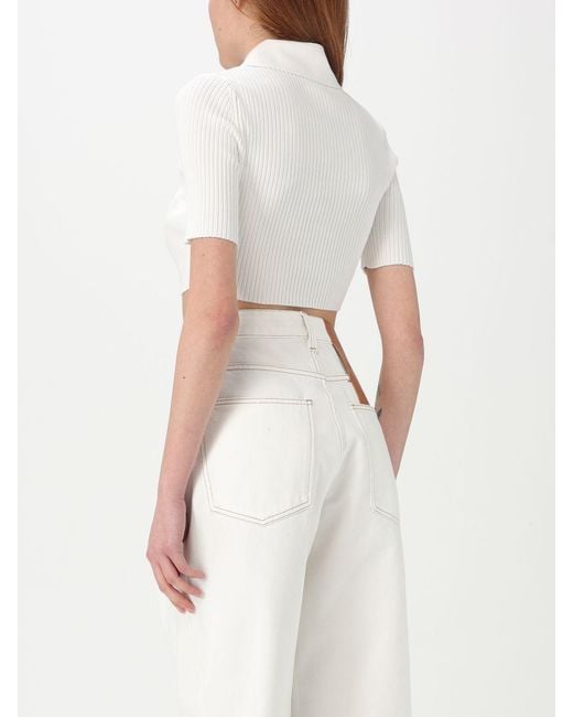 CourrÈ Ges Polo Mujer Courreges de color White